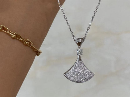 [Perla Lux]DREAM NECKLACE SILVER FULL DIAMOND