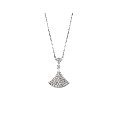 [Perla Lux]DREAM NECKLACE SILVER FULL DIAMOND