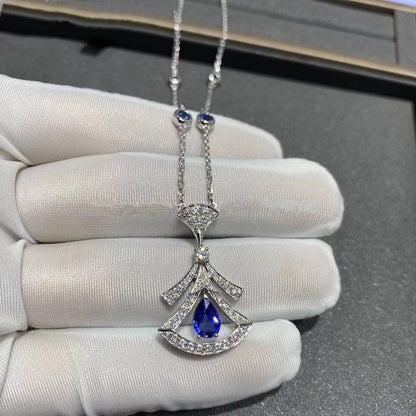 [Perla Lux]DREAM NECKLACE AGATE DIAMOND SILVER