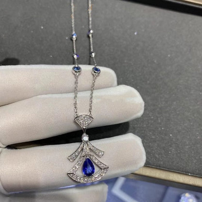 [Perla Lux]DREAM NECKLACE AGATE DIAMOND SILVER