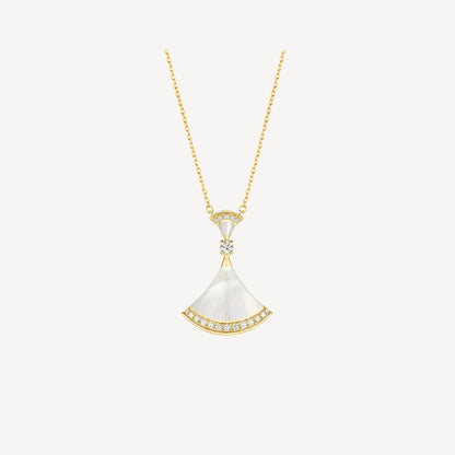[Perla Lux]DREAM NECKLACE MOP GOLD DIAMOND