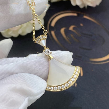 [Perla Lux]DREAM NECKLACE MOP GOLD DIAMOND