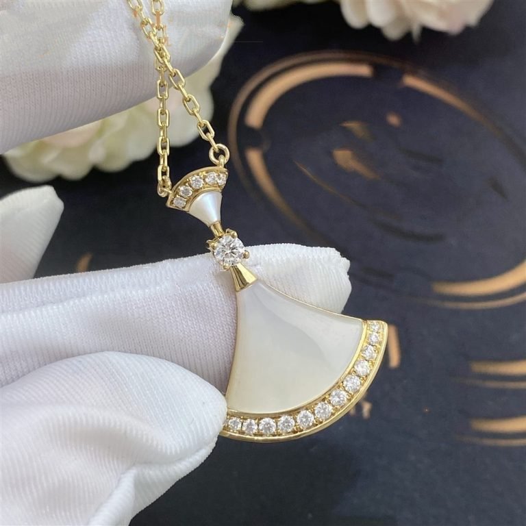 [Perla Lux]DREAM NECKLACE MOP GOLD DIAMOND