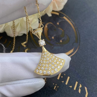 [Perla Lux]DREAM NECKLACE GOLD FULL DIAMOND