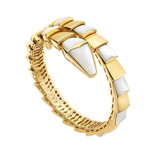 [Perla Lux]SERPENTI BRACELET MOP GOLD