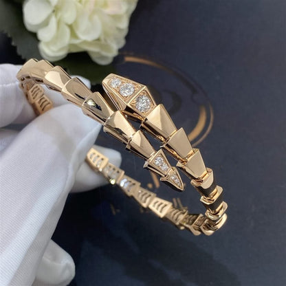 [Perla Lux]SERPENTI BRACELET DIAMONDS PINK GOLD