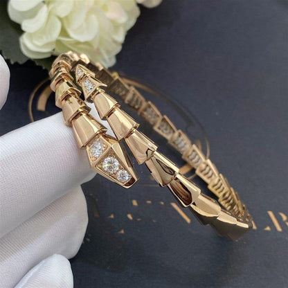 [Perla Lux]SERPENTI BRACELET DIAMONDS PINK GOLD