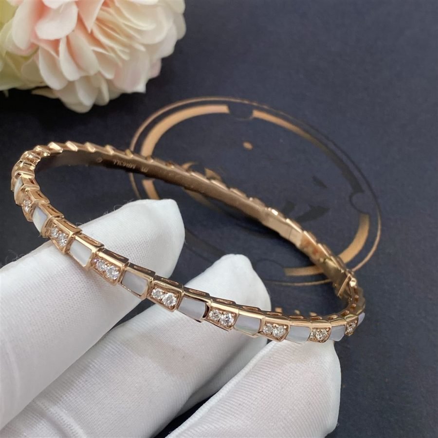 [Perla Lux]SERPENTI BRACELET PINK GOLD MOP DIAMOND
