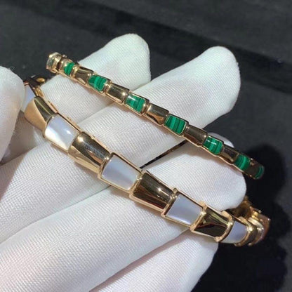 [Perla Lux]SERPENTI BRACELET PINK GOLD MOP