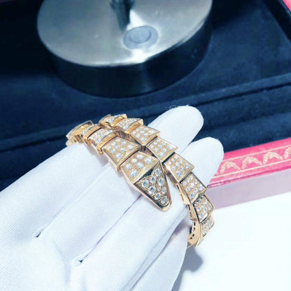 [Perla Lux]SERPENTI BRACELET 8MM PINK GOLD DIAMOND