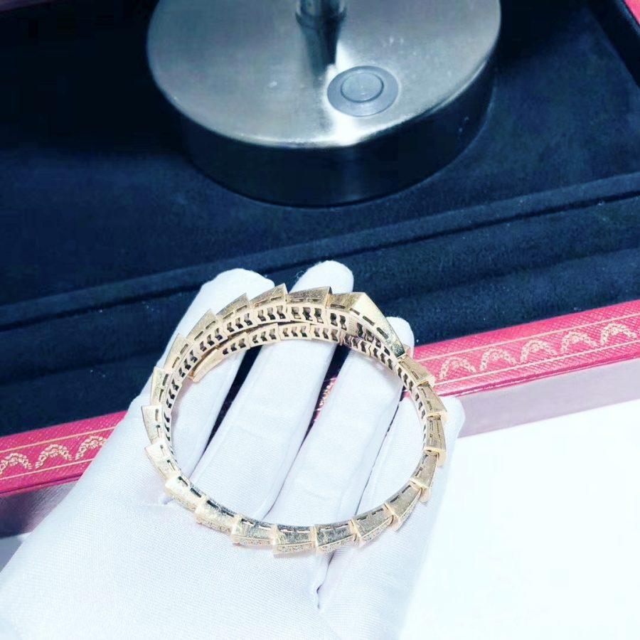 [Perla Lux]SERPENTI BRACELET 8MM PINK GOLD DIAMOND