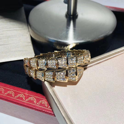 [Perla Lux]SERPENTI BRACELET 8MM GOLD DIAMOND