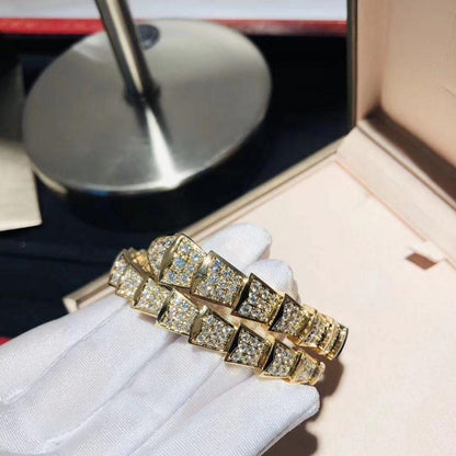 [Perla Lux]SERPENTI BRACELET 8MM GOLD DIAMOND