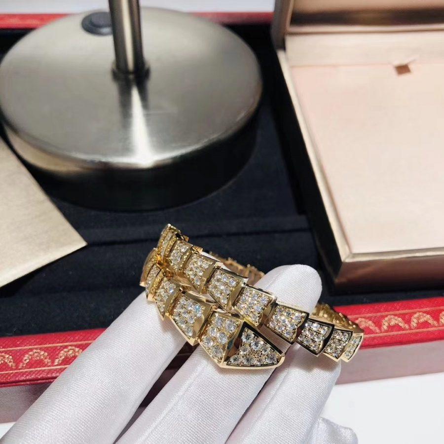 [Perla Lux]SERPENTI BRACELET 8MM GOLD DIAMOND