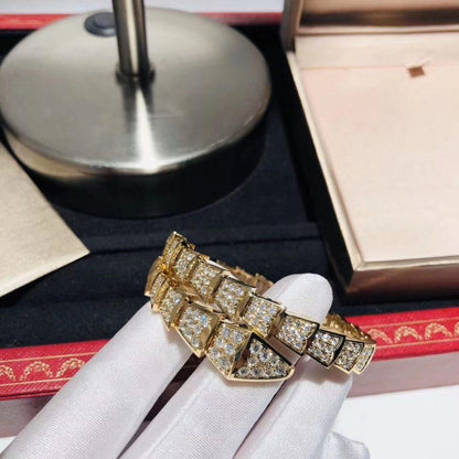 [Perla Lux]SERPENTI BRACELET 8MM GOLD DIAMOND