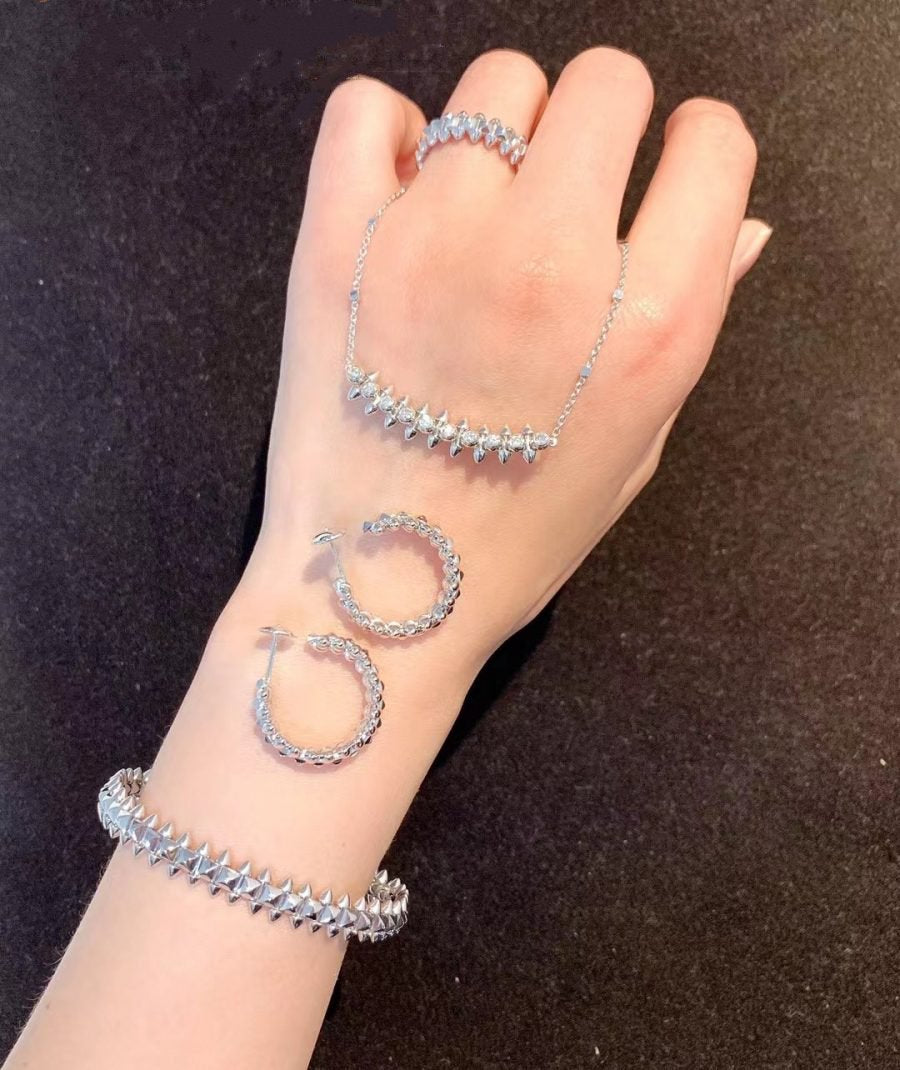 [Perla Lux]CLASH SILVER BRACELET
