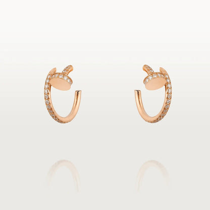 [Perla Lux]JUSTE EARRINGS 12.75MM PINK GOLD DIAMOND