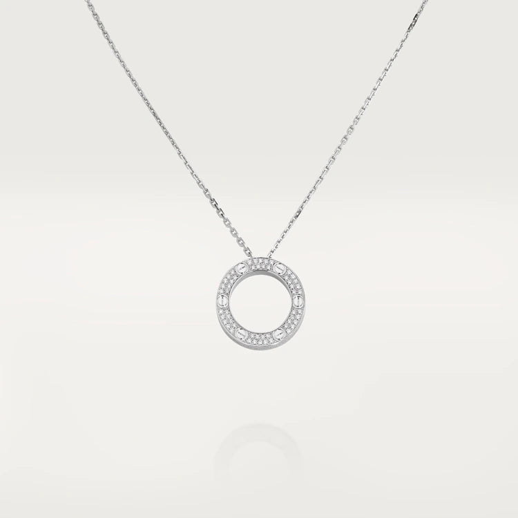[Perla Lux]LOVE NECKLACE ADJUSTABLE SILVER