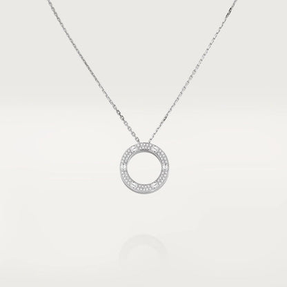 [Perla Lux]LOVE NECKLACE ADJUSTABLE SILVER