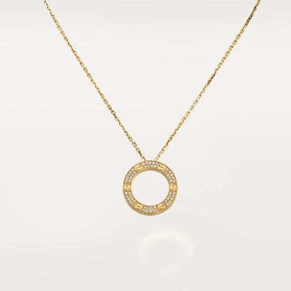 [Perla Lux]LOVE NECKLACE ADJUSTABLE ROSE GOLD