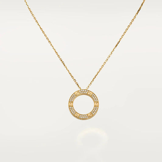 [Perla Lux]LOVE NECKLACE ADJUSTABLE ROSE GOLD