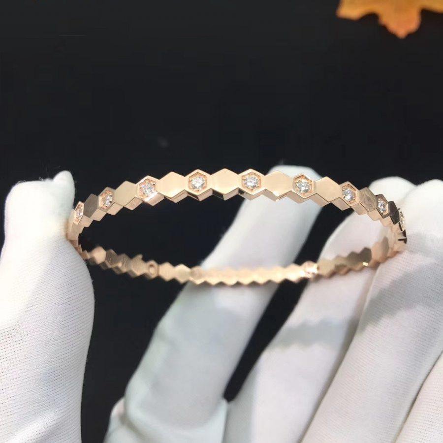 [Perla Lux]BEE LOVE PINK GOLD DIAMOND BRACELET