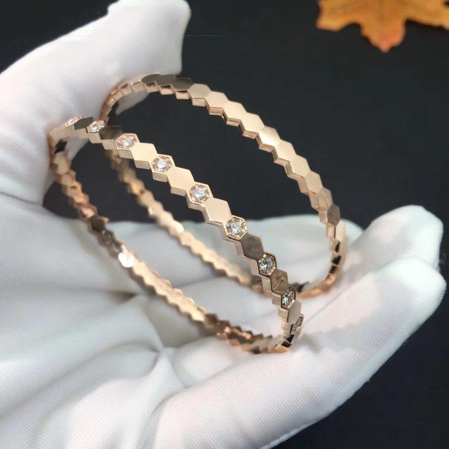 [Perla Lux]BEE LOVE SILVER DIAMOND BRACELET