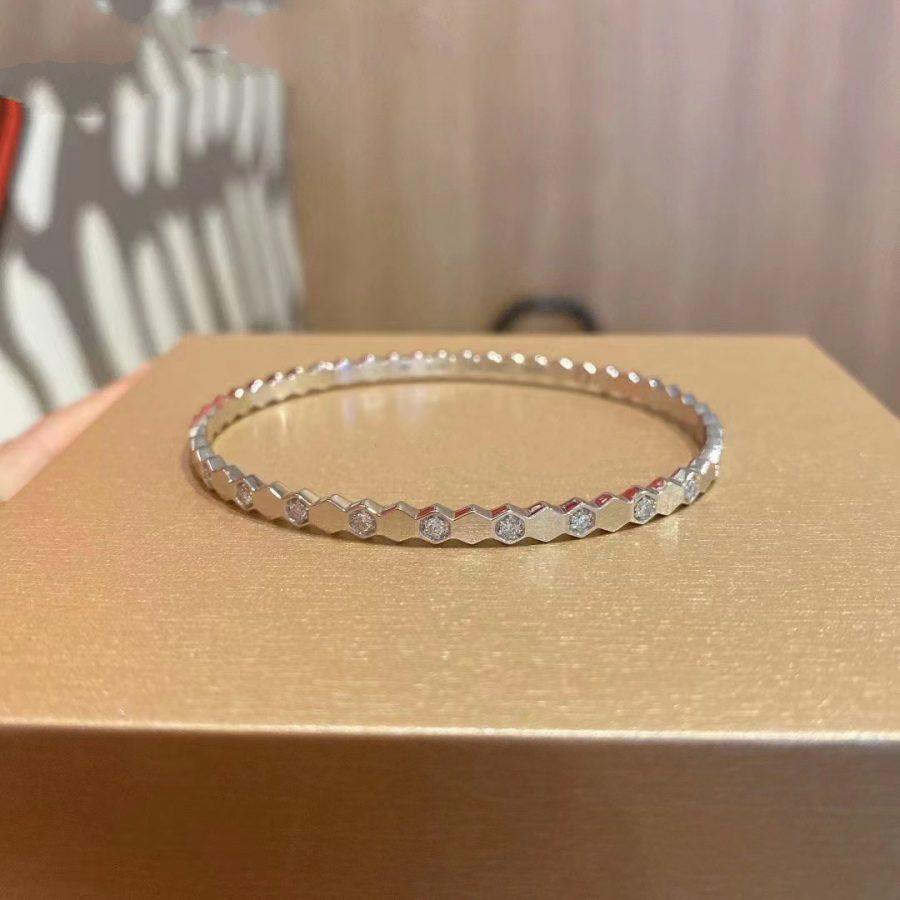 [Perla Lux]BEE LOVE SILVER DIAMOND BRACELET
