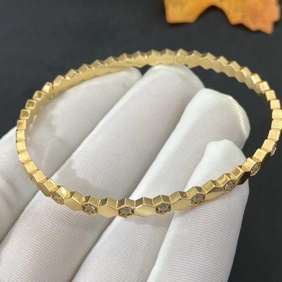 [Perla Lux]BEE LOVE GOLD DIAMOND BRACELET