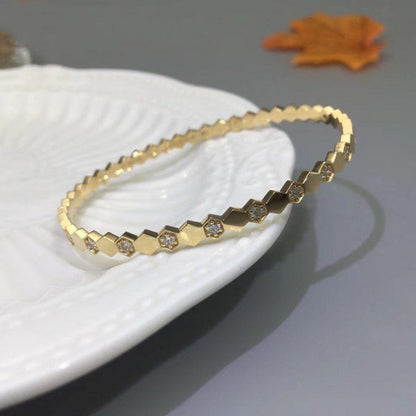 [Perla Lux]BEE LOVE GOLD DIAMOND BRACELET