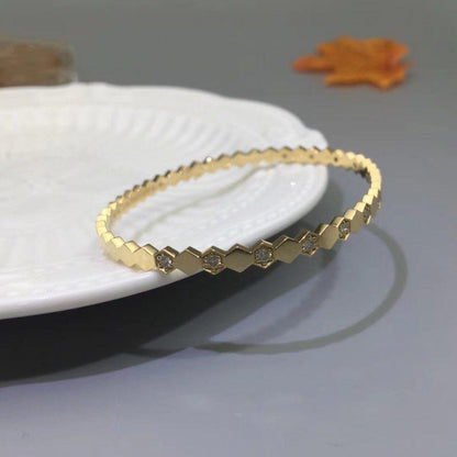 [Perla Lux]BEE LOVE GOLD DIAMOND BRACELET
