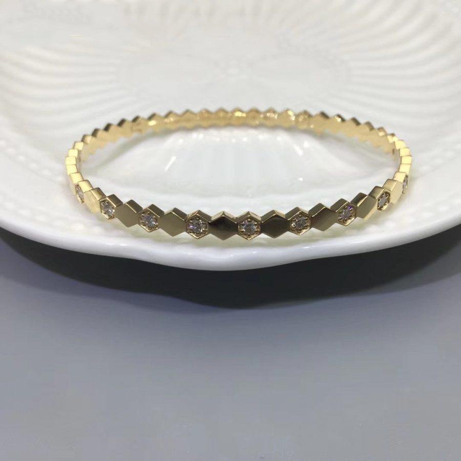 [Perla Lux]BEE LOVE GOLD DIAMOND BRACELET