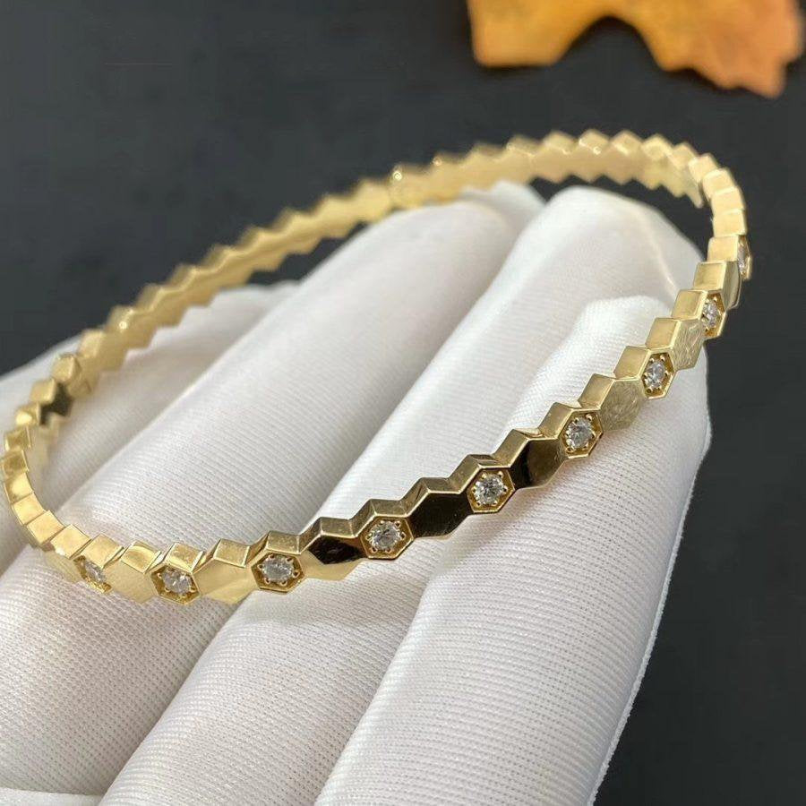 [Perla Lux]BEE LOVE GOLD DIAMOND BRACELET