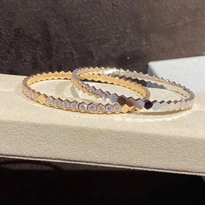 [Perla Lux]BEE LOVE GOLD BRACELET FULL DIAMOND