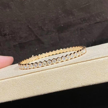 [Perla Lux]BEE LOVE GOLD BRACELET FULL DIAMOND