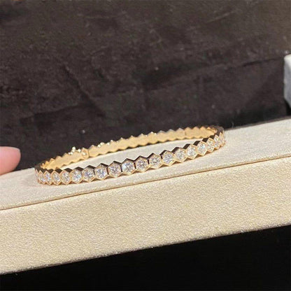 [Perla Lux]BEE LOVE GOLD BRACELET FULL DIAMOND