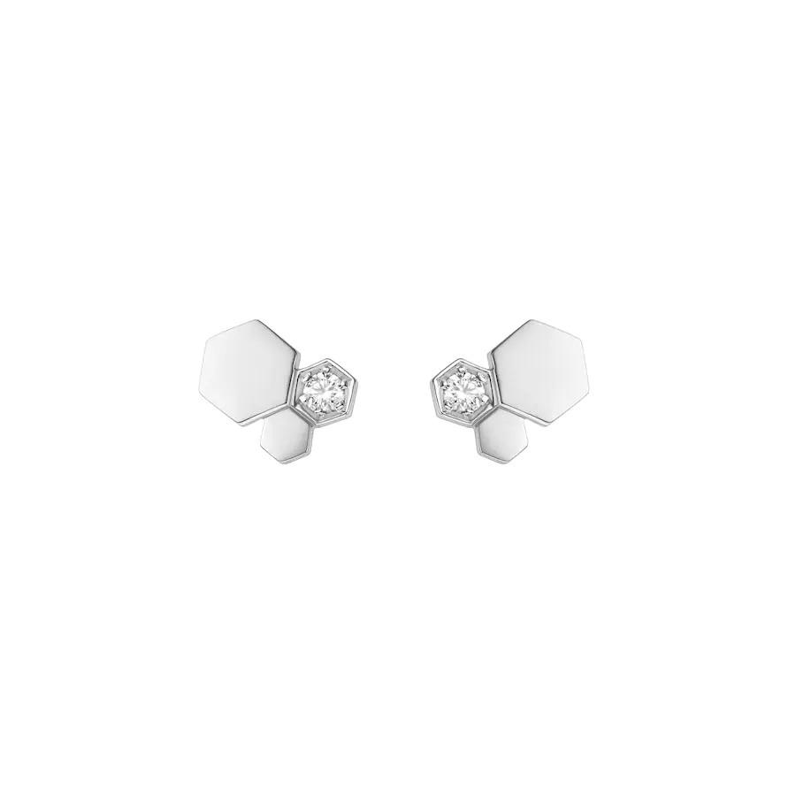 [Perla Lux]BEE LOVE SILVER DIAMOND EARRINGS