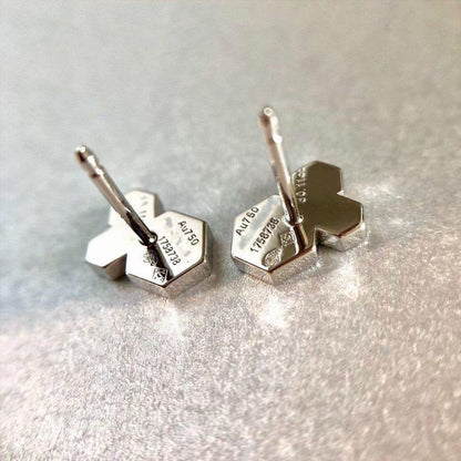 [Perla Lux]BEE LOVE SILVER DIAMOND EARRINGS