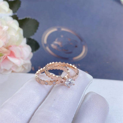 [Perla Lux]BEE LOVE RING PINK GOLD DIAMOND