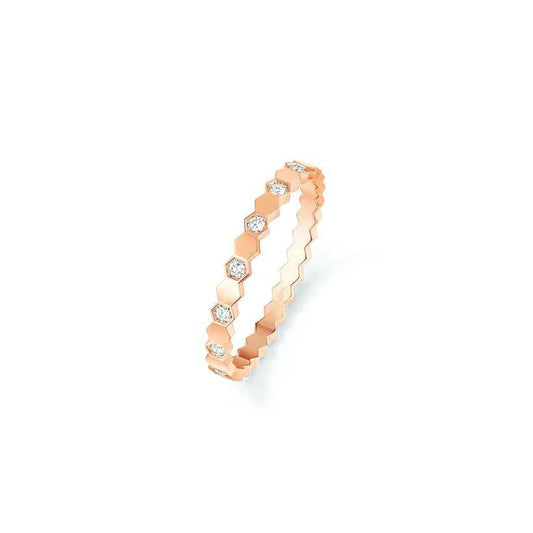 [Perla Lux]BEE LOVE RING PINK GOLD DIAMOND