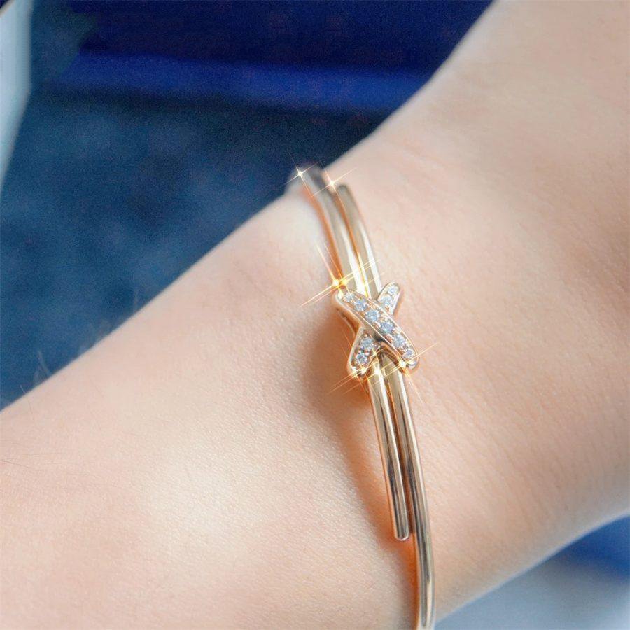 [Perla Lux]JEUX DE BRACELET PINK GOLD DIAMONDS