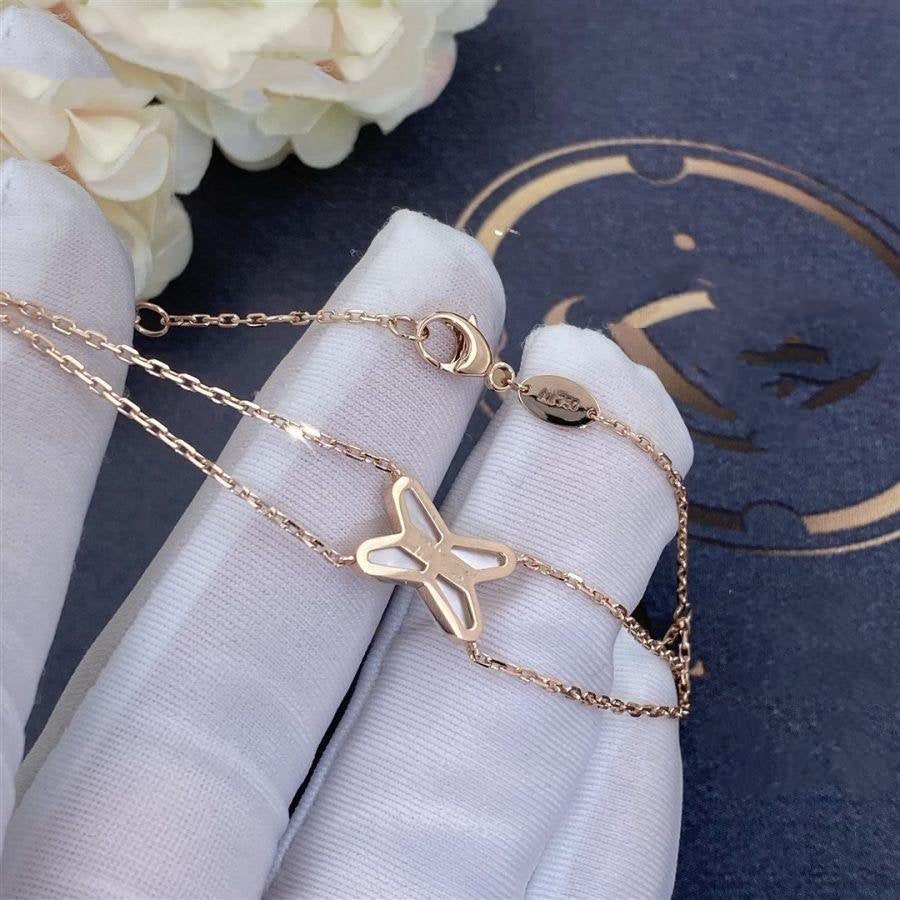 [Perla Lux]JEUX BRACELET WHITE MOP PINK GOLD 1 DIAMOND