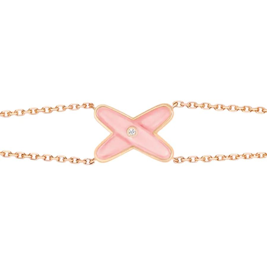 [Perla Lux]JEUX BRACELET PINK MOP PINK GOLD 1 DIAMOND