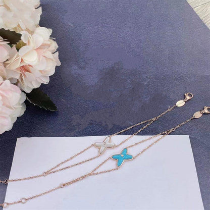 [Perla Lux]JEUX BRACELET TURQUOISE PINK GOLD 1 DIAMOND