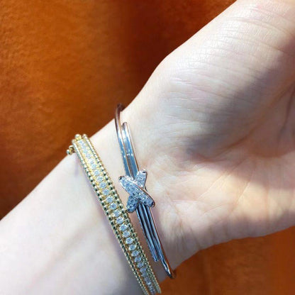 [Perla Lux]JEUX DE BRACELET SILVER DIAMONDS