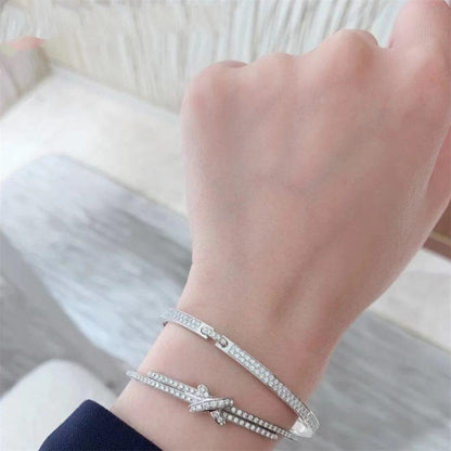 [Perla Lux]JEUX DE BRACELET DIAMONDS SILVER