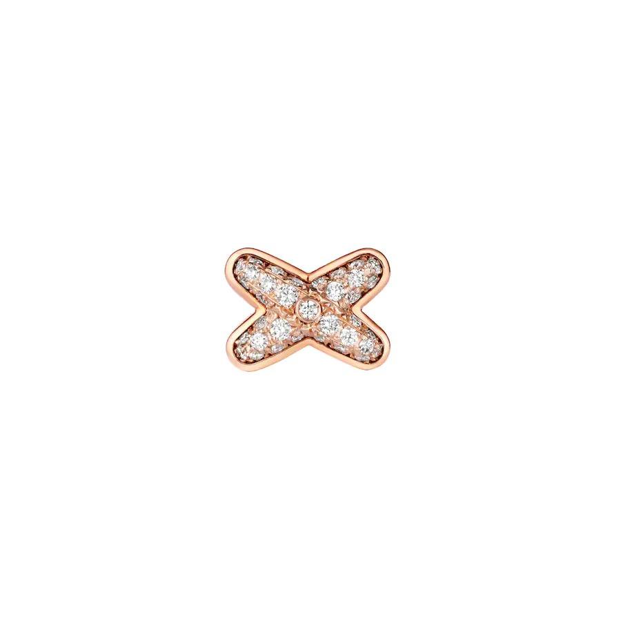 [Perla Lux]JEUX DE PINK GOLD DIAMOND EARRINGS