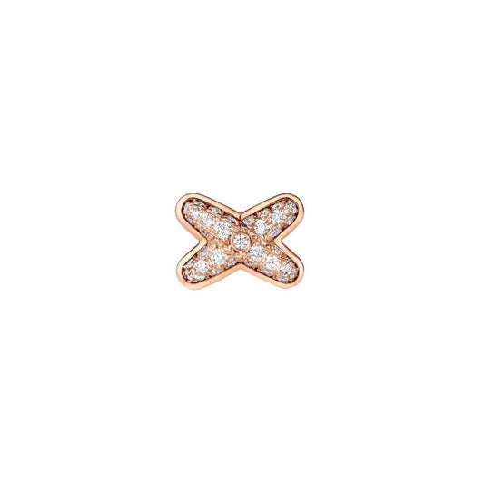 [Perla Lux]JEUX DE PINK GOLD DIAMOND EARRINGS