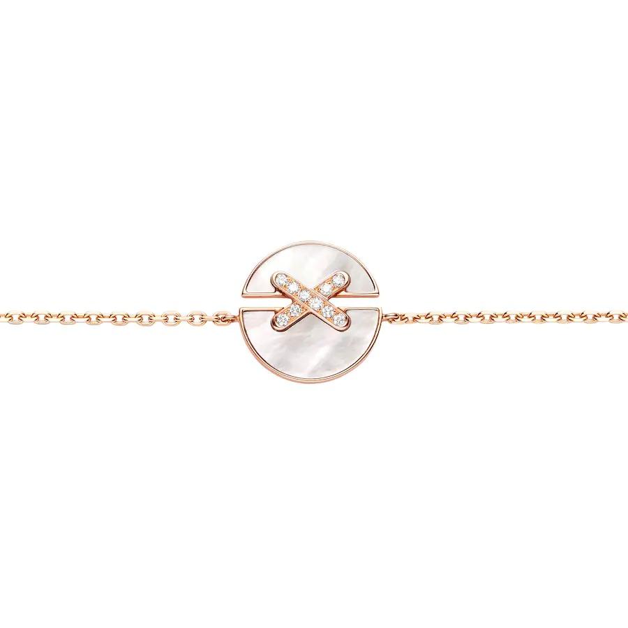 [Perla Lux]JEUX DE BRACELET MOP PINK GOLD DIAMONDS