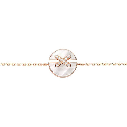 [Perla Lux]JEUX DE BRACELET MOP PINK GOLD DIAMONDS